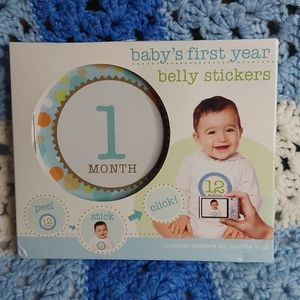 🌻Baby's first year belly stickers